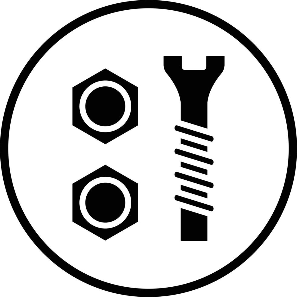 Nuss Vektor Symbol Design