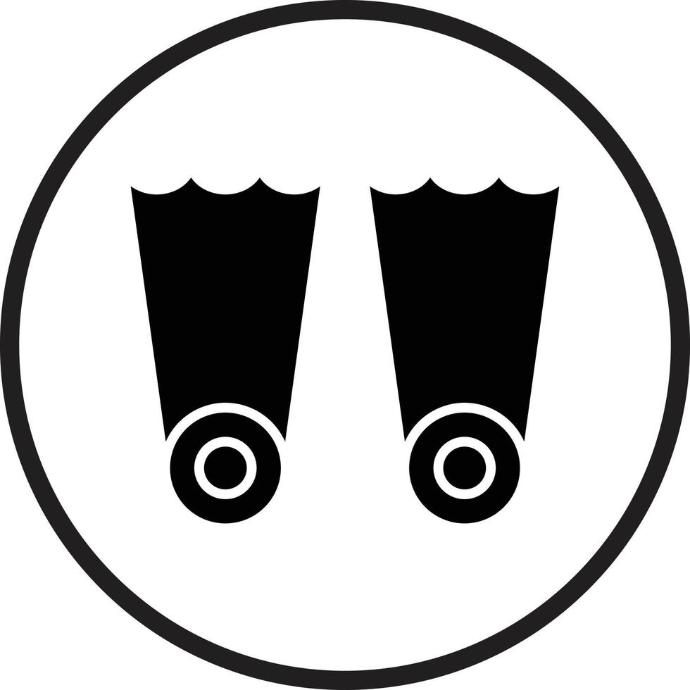 Flossen Vektor Symbol Design