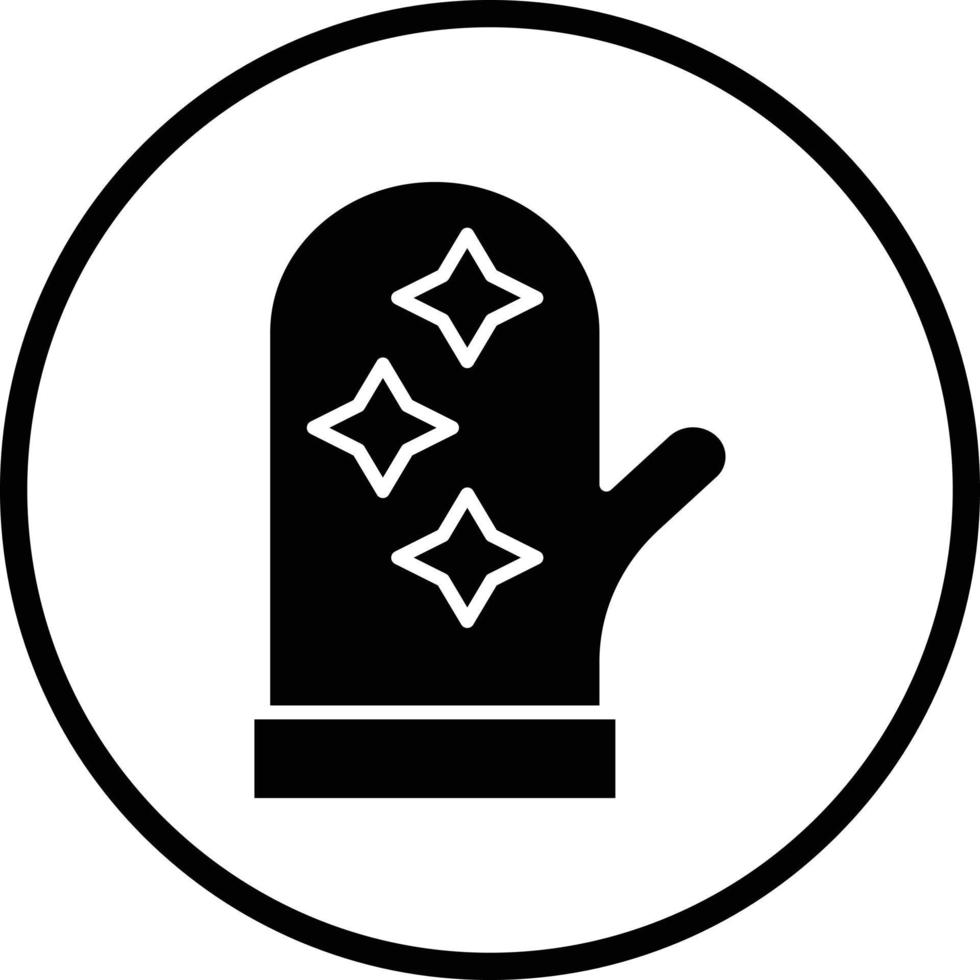 Ofen Fausthandschuh Vektor Symbol Design