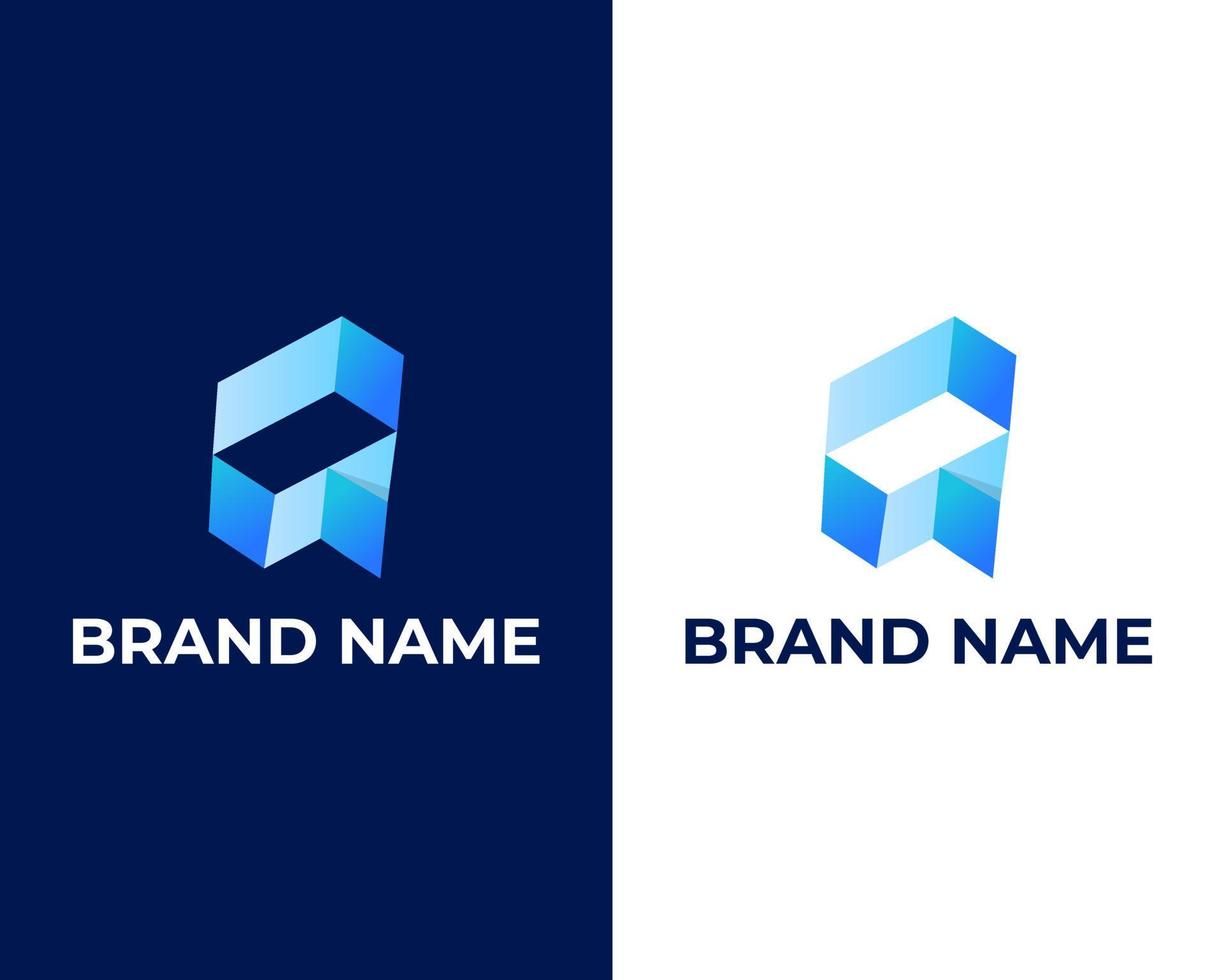 abstrakt modern brev q logotyp ikon design mall element vektor
