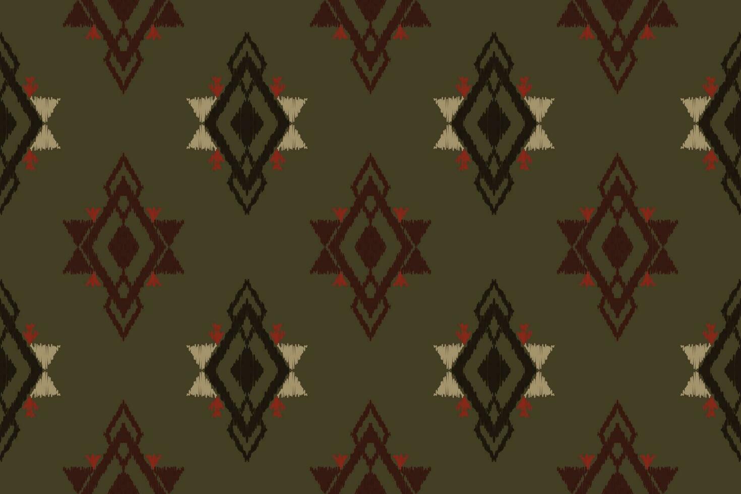 Ikat Blume, Motiv Ikat aztekisch Volk Stickerei, Mexikaner aztekisch geometrisch Rhombus Kunst Ornament drucken. Digital Datei Design zum drucken Textur,Stoff,Saree,Sari,Teppich,Teppich,Batik vektor