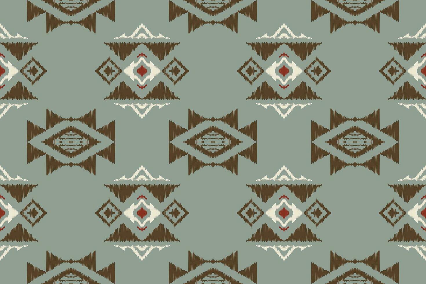 Ikat Blumen, Motiv Ikat aztekisch nahtlos Muster im Stammes-, Volk Stickerei, und Mexikaner Stil. Digital Datei Design zum drucken Textur,Stoff,Saree,Sari,Teppich,Teppich,Batik vektor