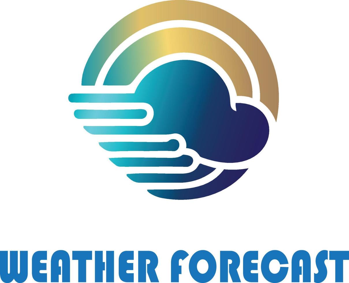 Wetter Prognose Logo Vektor Datei