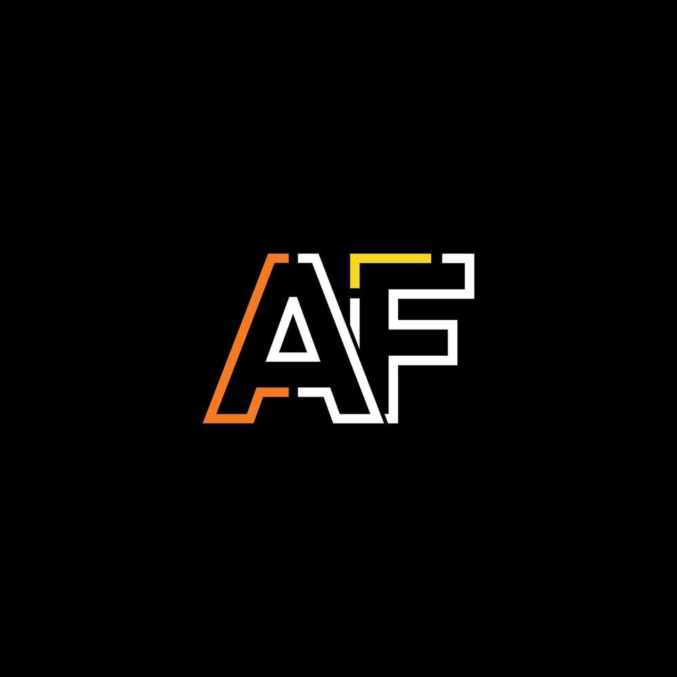 abstrakt Brief af Logo Design mit Linie Verbindung zum Technologie und Digital Geschäft Unternehmen. vektor