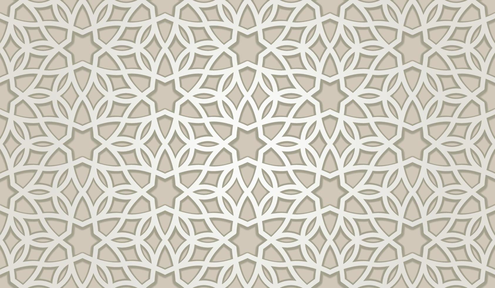 Arabisch nahtlos Muster Design Element verbunden zu islamisch Ornament vektor