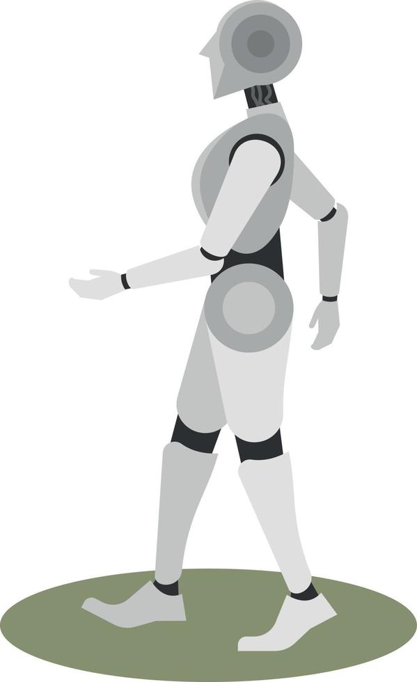 Vektor Bild von ein Humanoid Roboter