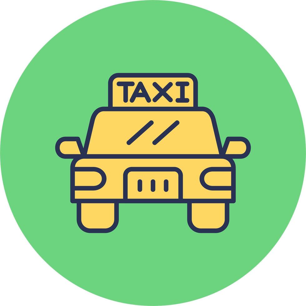 Taxi-Vektor-Symbol vektor