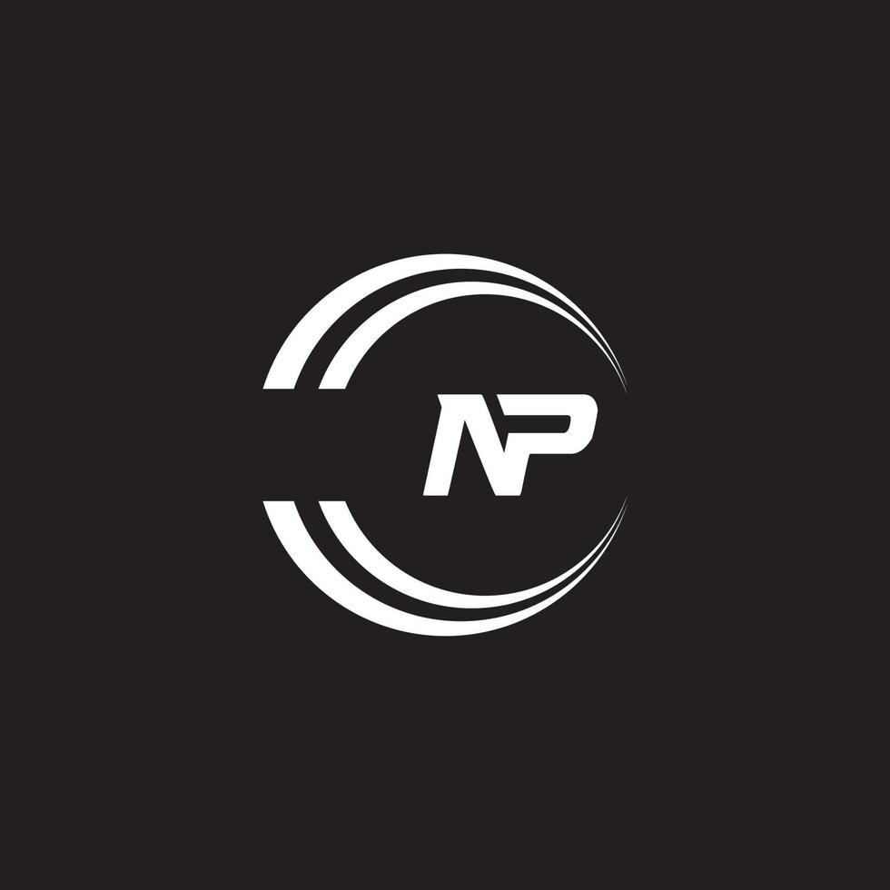 np pn Brief Logo Design Vektor Vorlage