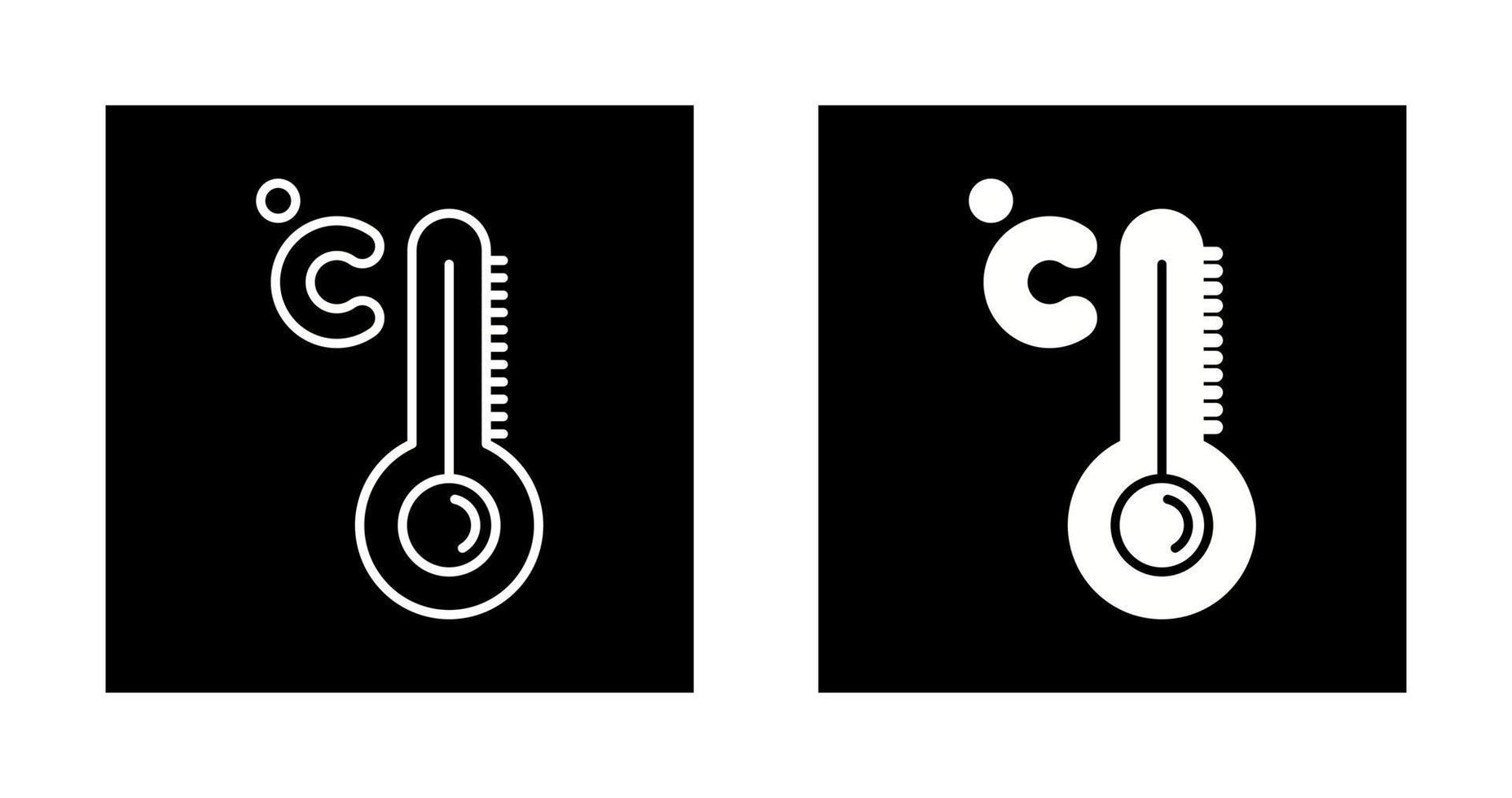 hög temperatur vektor ikon