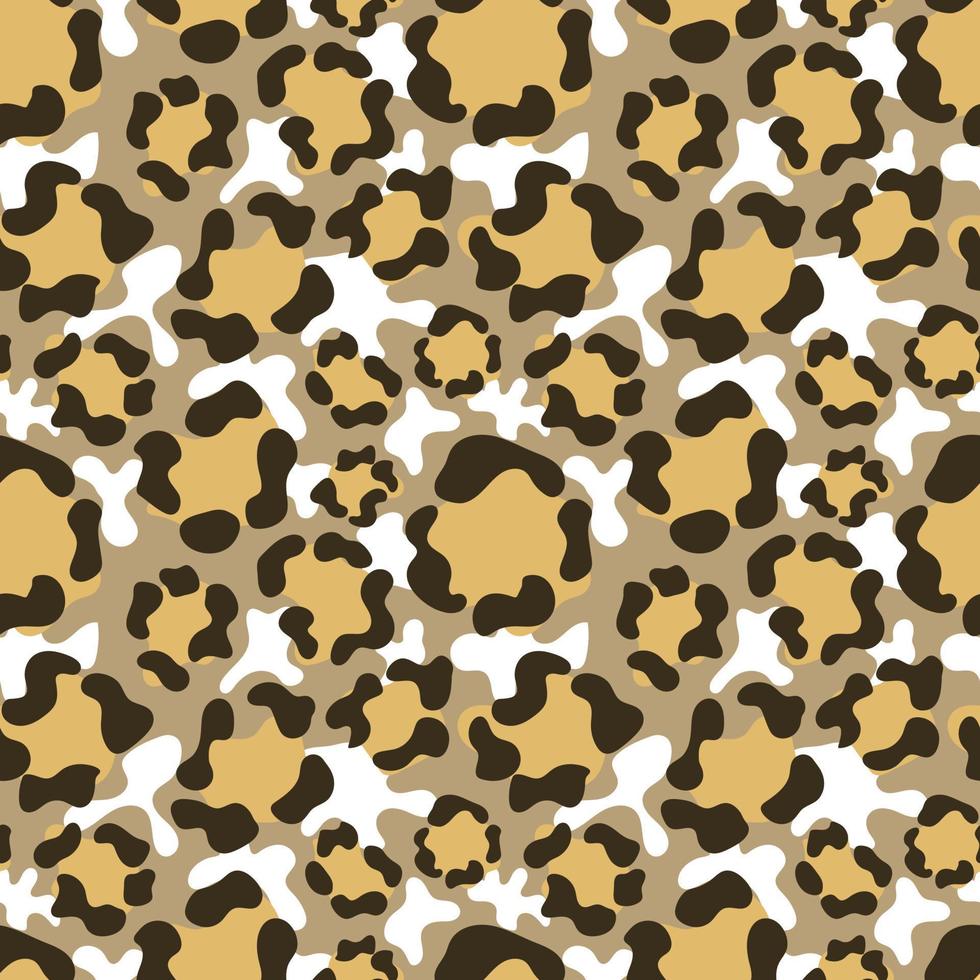 Leopard Haut nahtlos Muster vektor