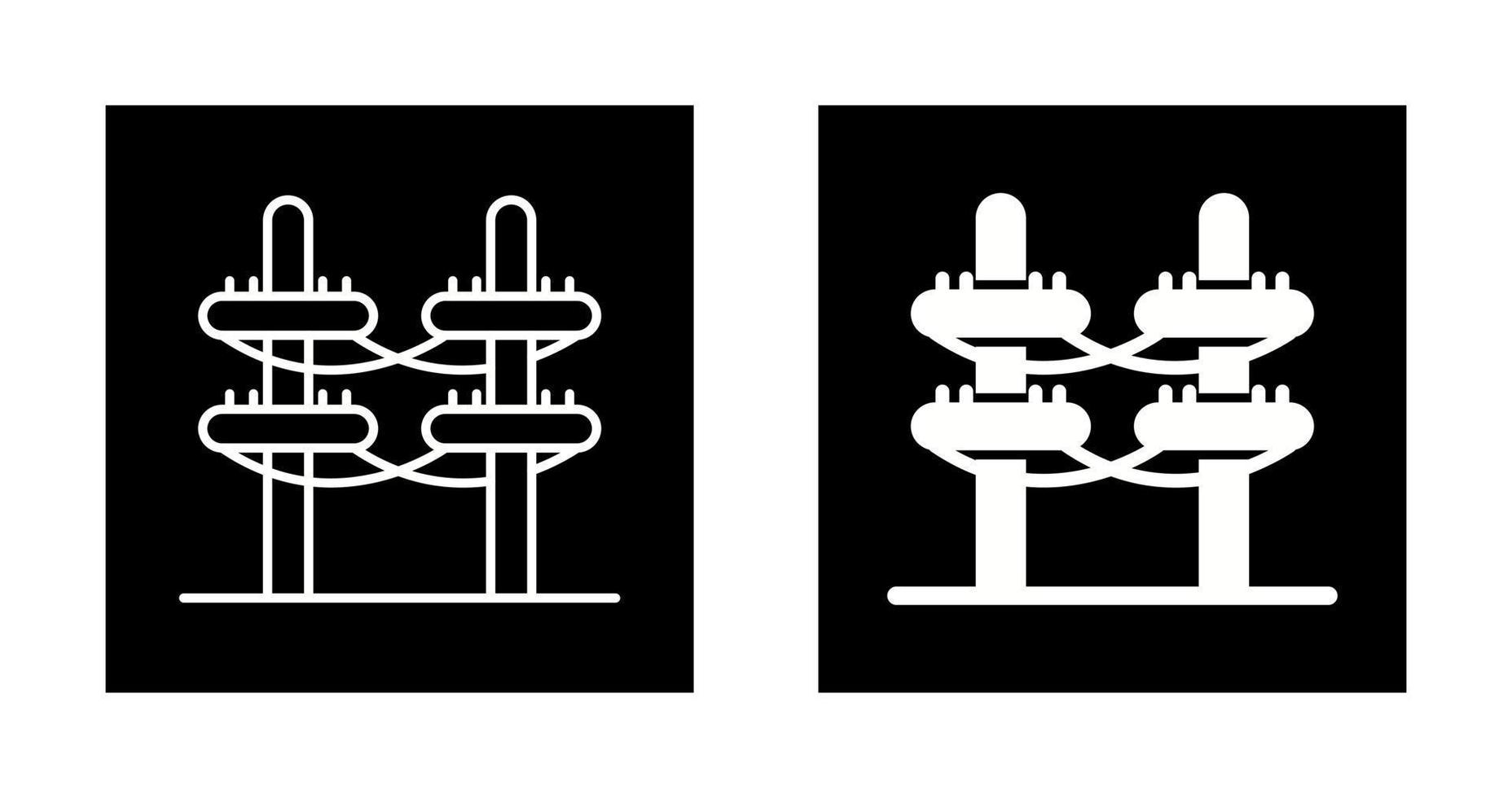 Vektorsymbol für elektrischen Turm vektor