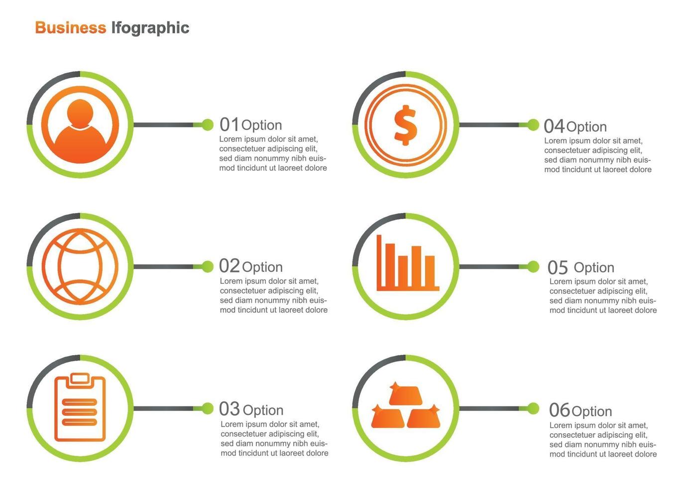 affärsmall infograpic. vektor infographic. perfekt för marknadsföring, marknadsföring, presentationsdesignelement