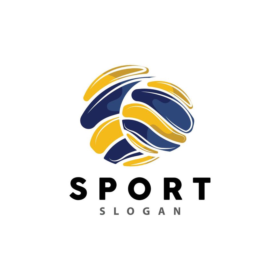 volleyboll logotyp, sport enkel design, värld sporter turnering vektor, illustration symbol ikon vektor