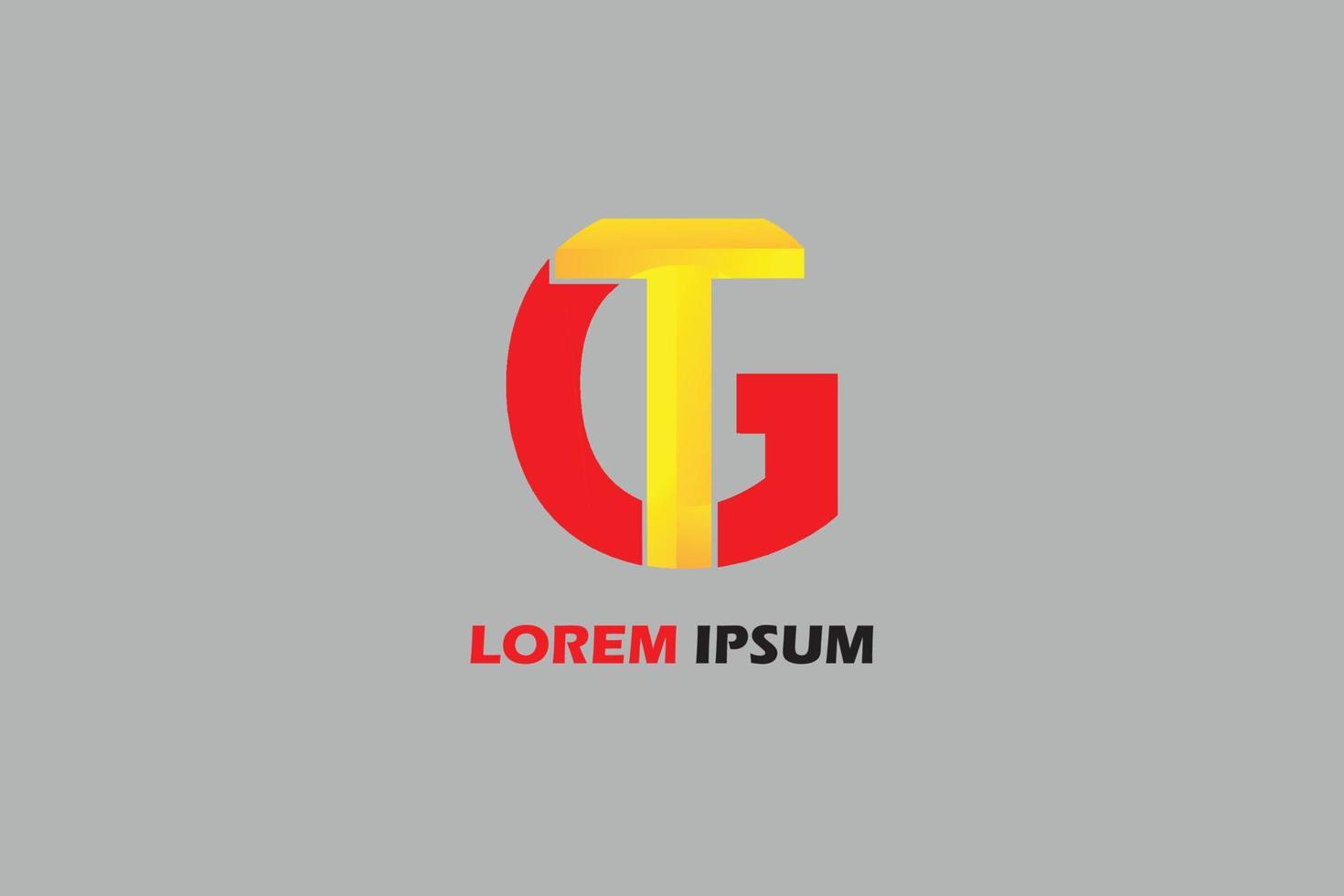 Luxus kreativ G t Brief Kennzeichen Logo ,mit Vektor Format