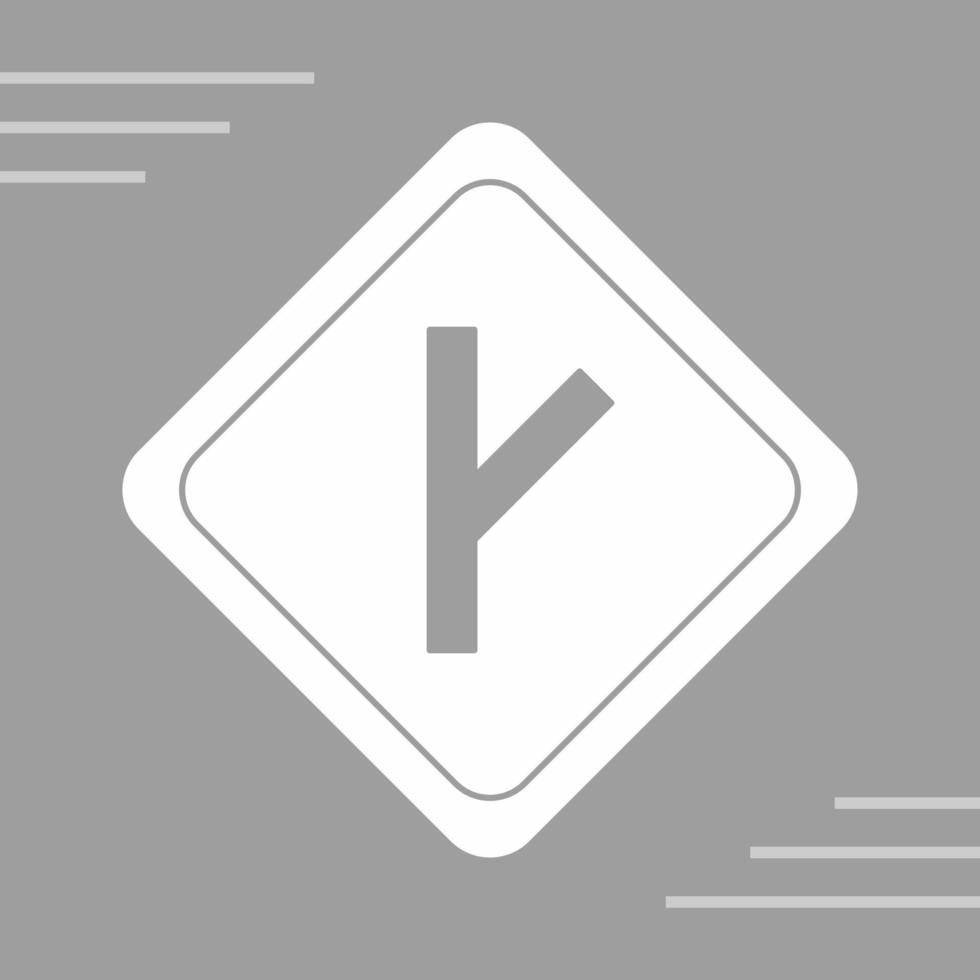 verknüpftes Straßenschild-Vektorsymbol vektor