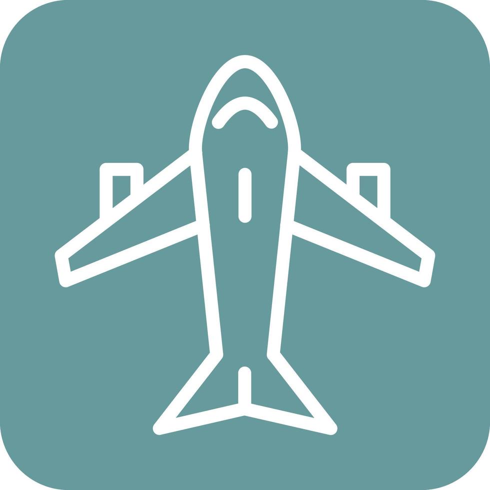 flygplan ikon vektor design