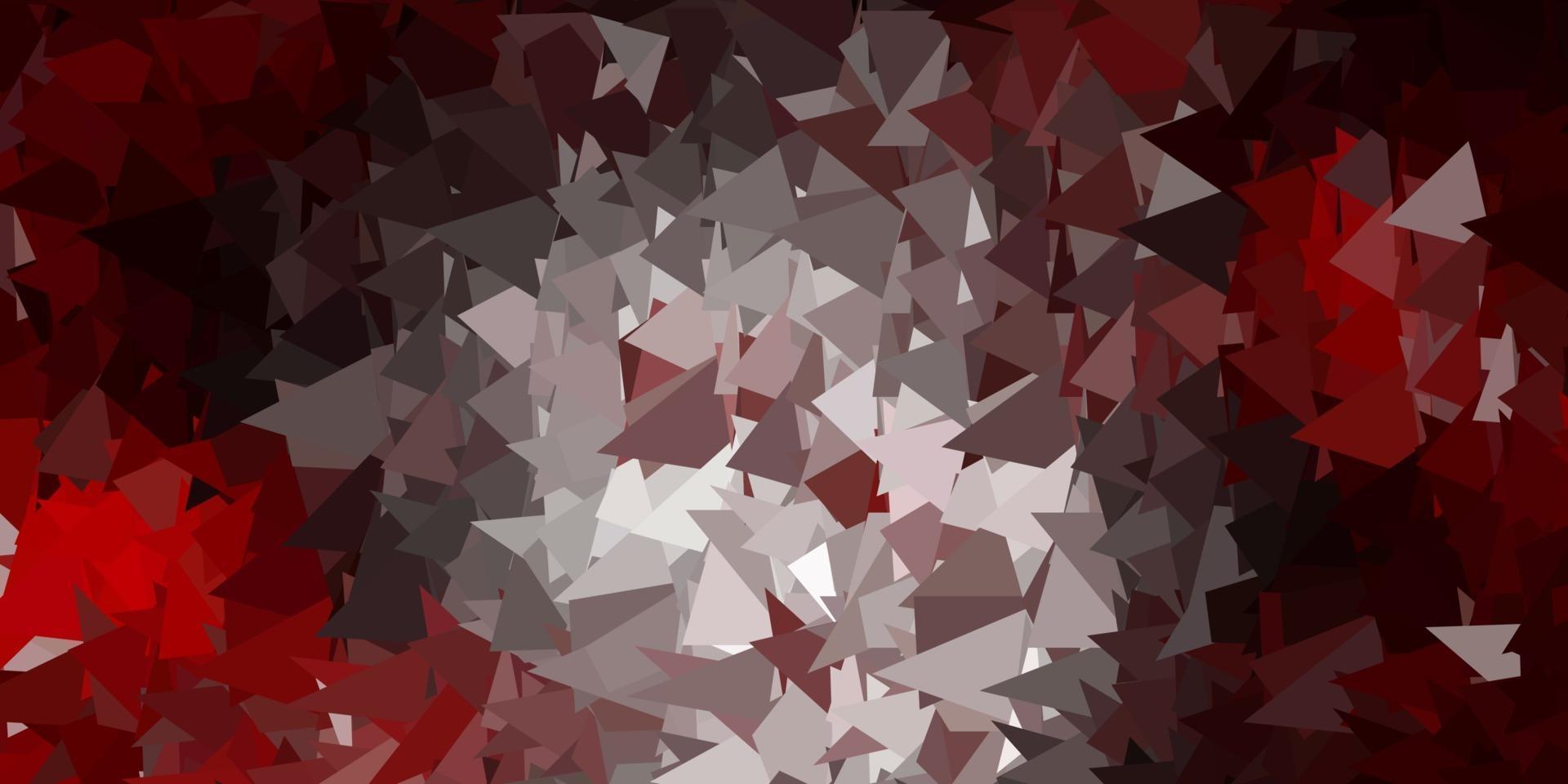 geometrisches polygonales Design des dunkelrosa, roten Vektors. vektor