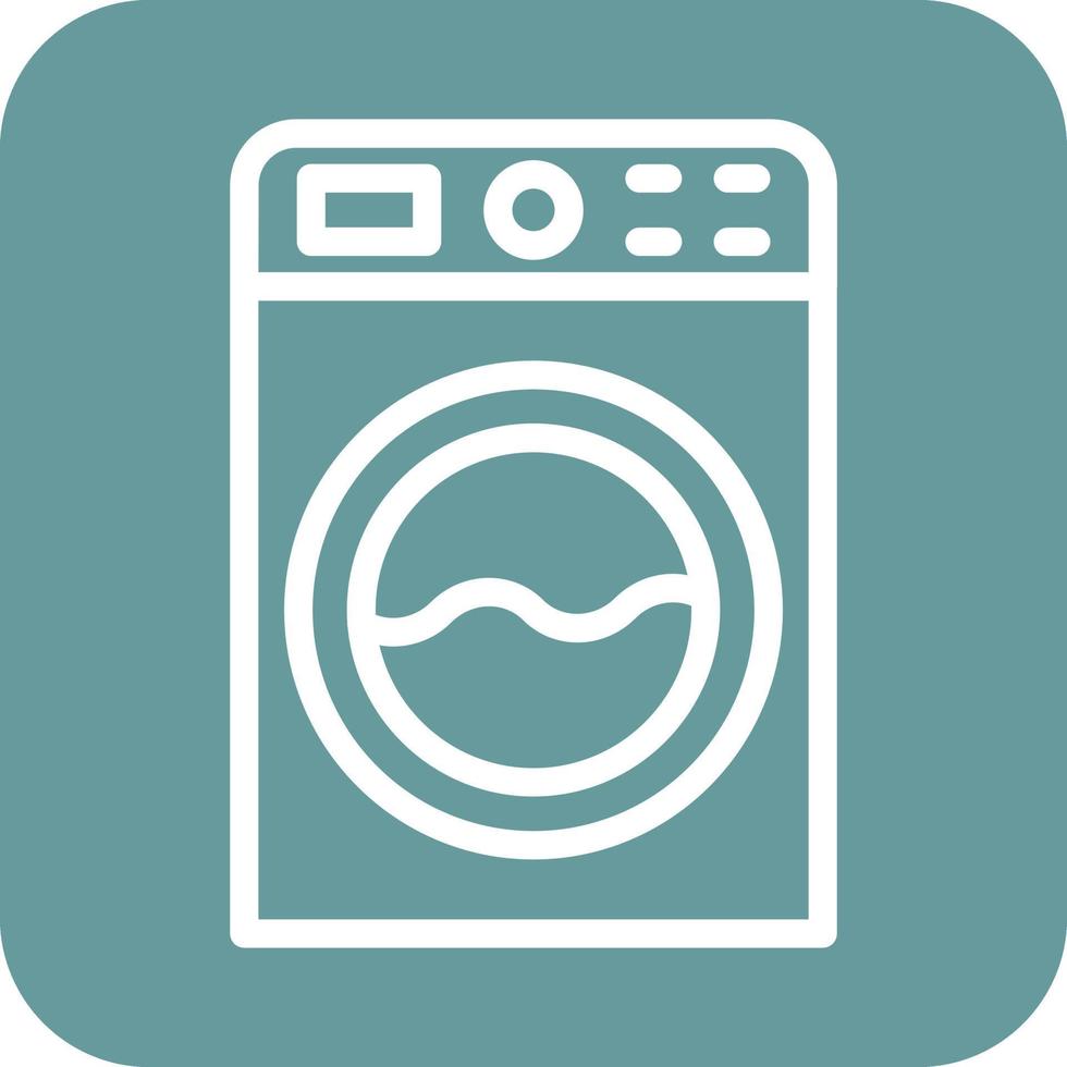 Waschmaschine-Icon-Vektor-Design vektor