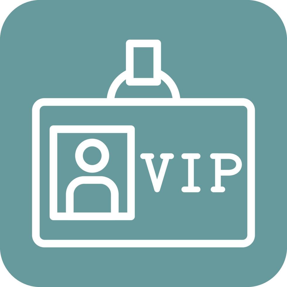 vip bestehen Symbol Vektor Design