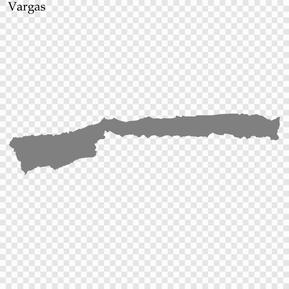hoch Qualität Karte ein Zustand von Venezuela vektor