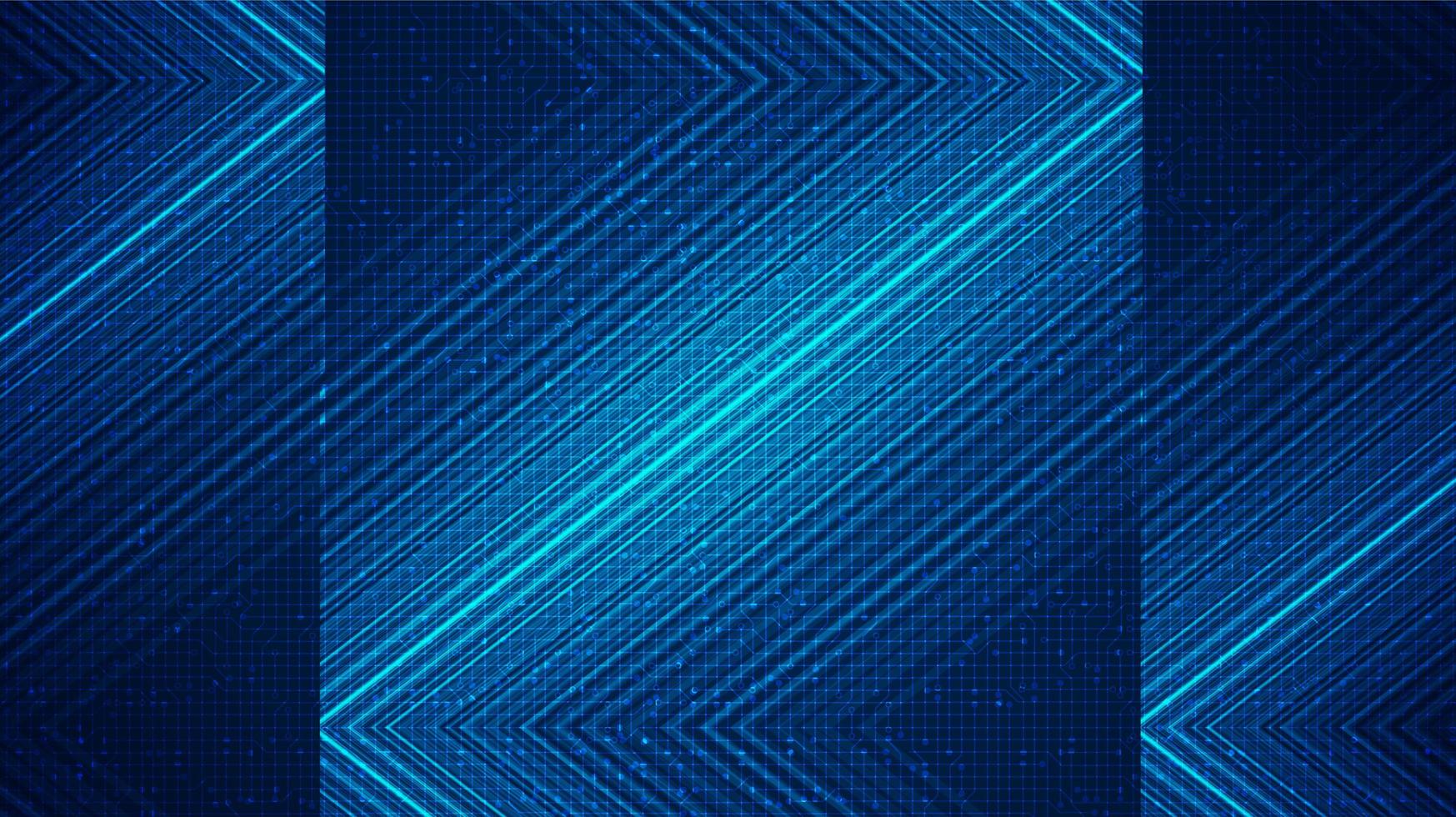 blå laserteknik linje ombord bakgrund, digital och anslutning konceptdesign, vektorillustration. vektor
