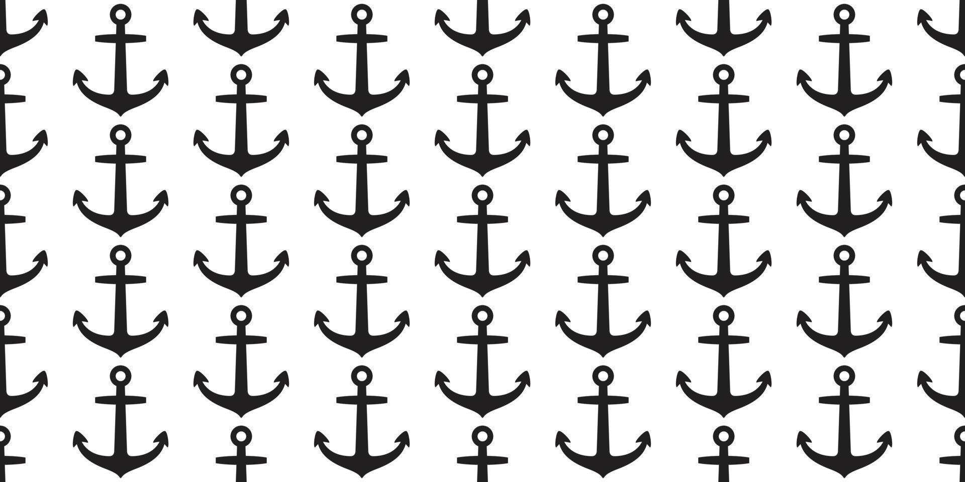 ankare sömlös mönster båt vektor isolerat havs nautisk hav hav pirat tapet bakgrund vit