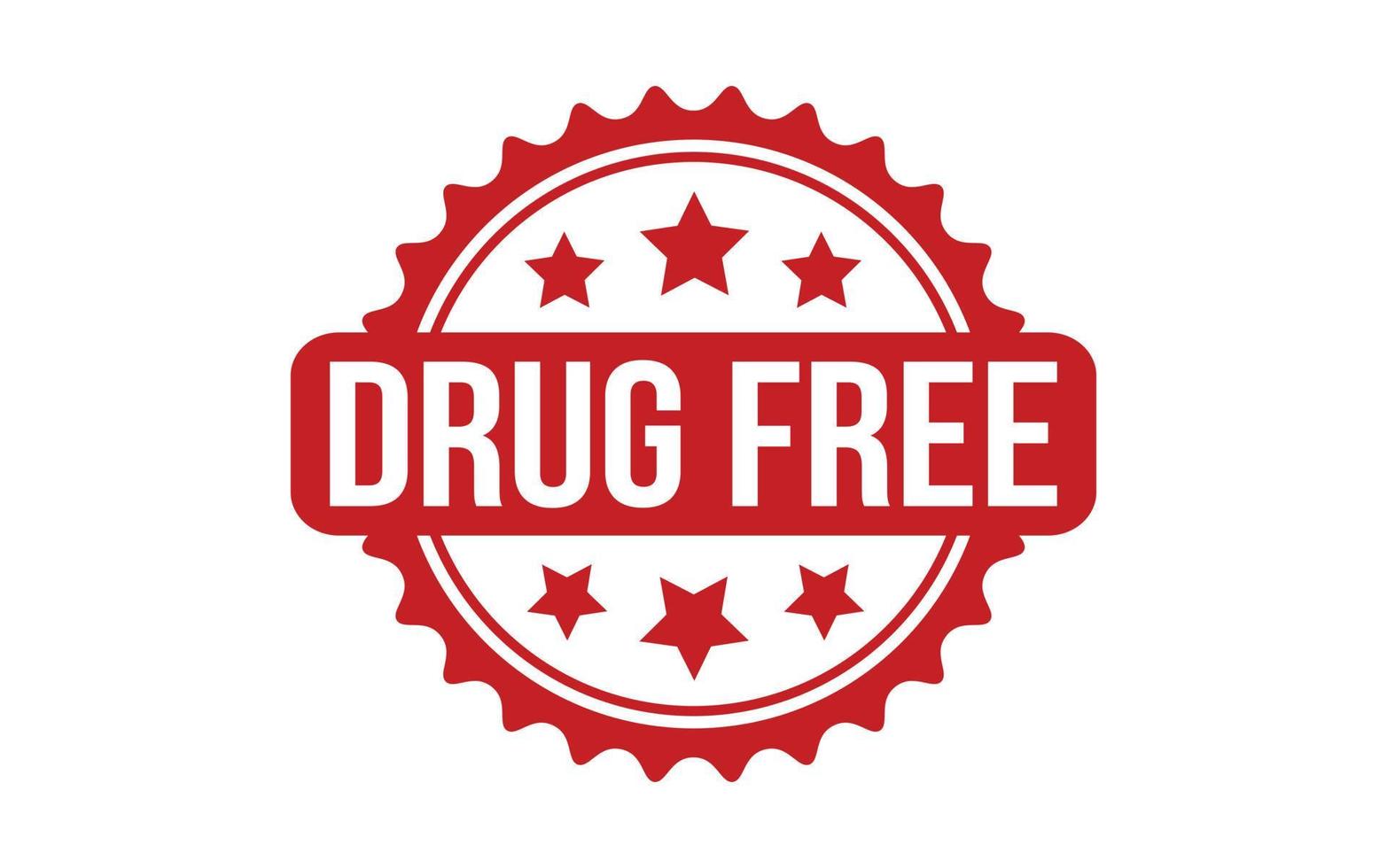 Droge kostenlos Gummi Briefmarke Siegel Vektor
