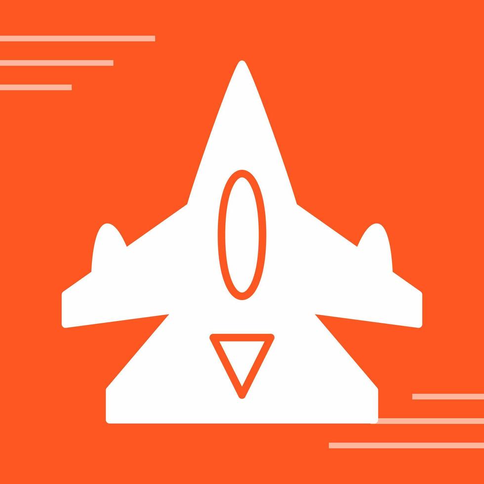 Kampfjet-Vektorsymbol vektor