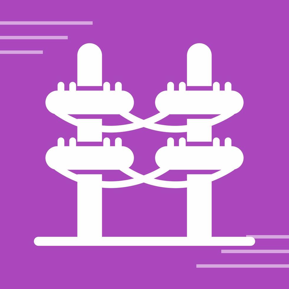 Vektorsymbol für elektrischen Turm vektor