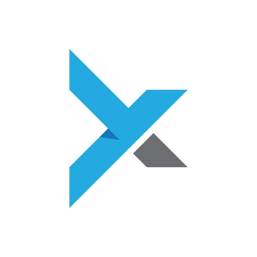 Anfangsbuchstabe x Logo, moderner Logo-Designvektor vektor