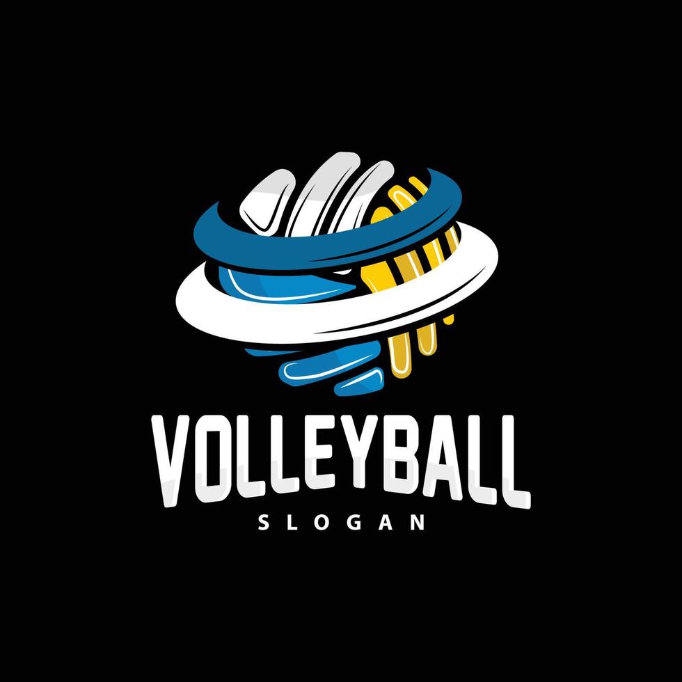 volleyboll logotyp, sport enkel design, värld sporter turnering vektor, illustration symbol ikon vektor