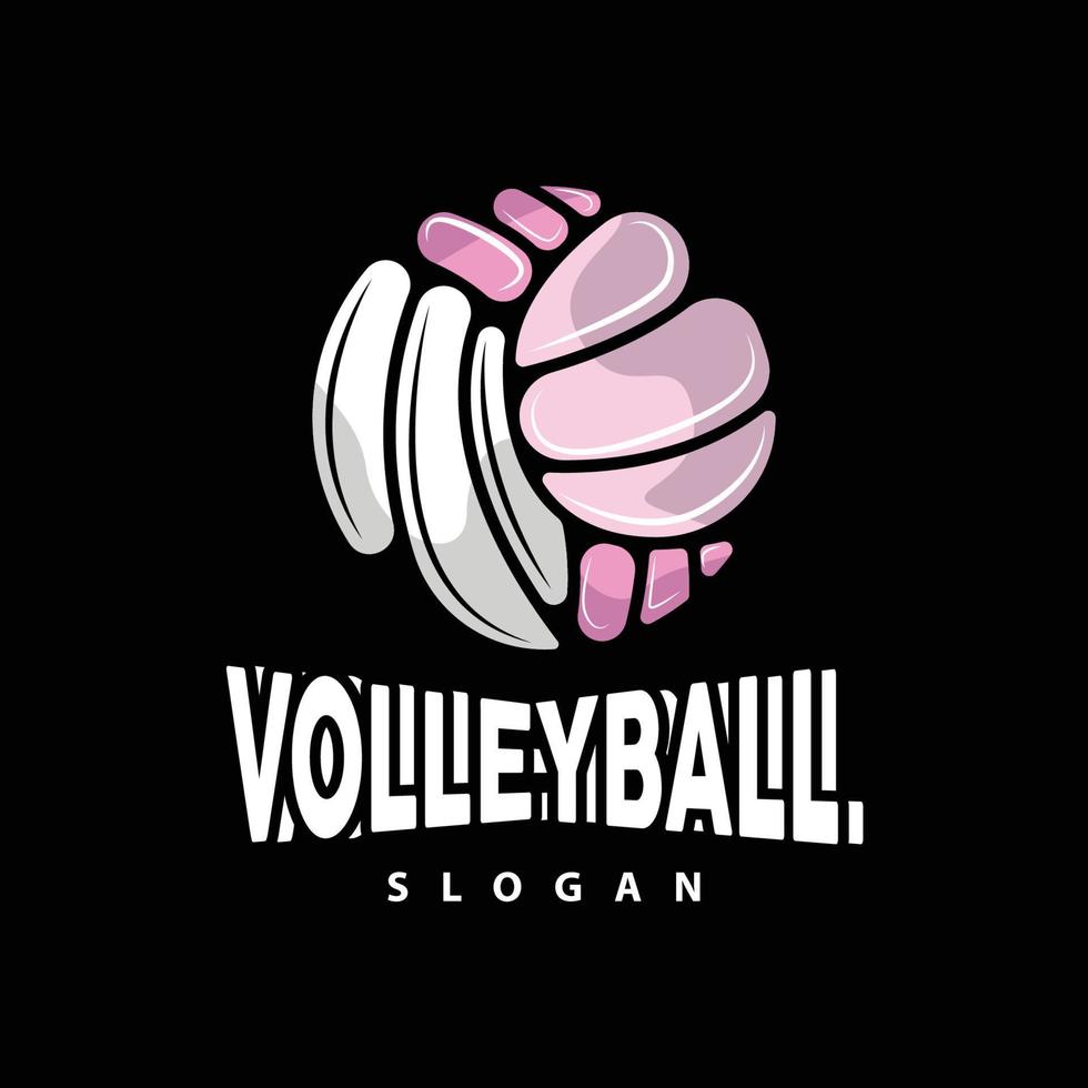 volleyboll logotyp, sport enkel design, värld sporter turnering vektor, illustration symbol ikon vektor