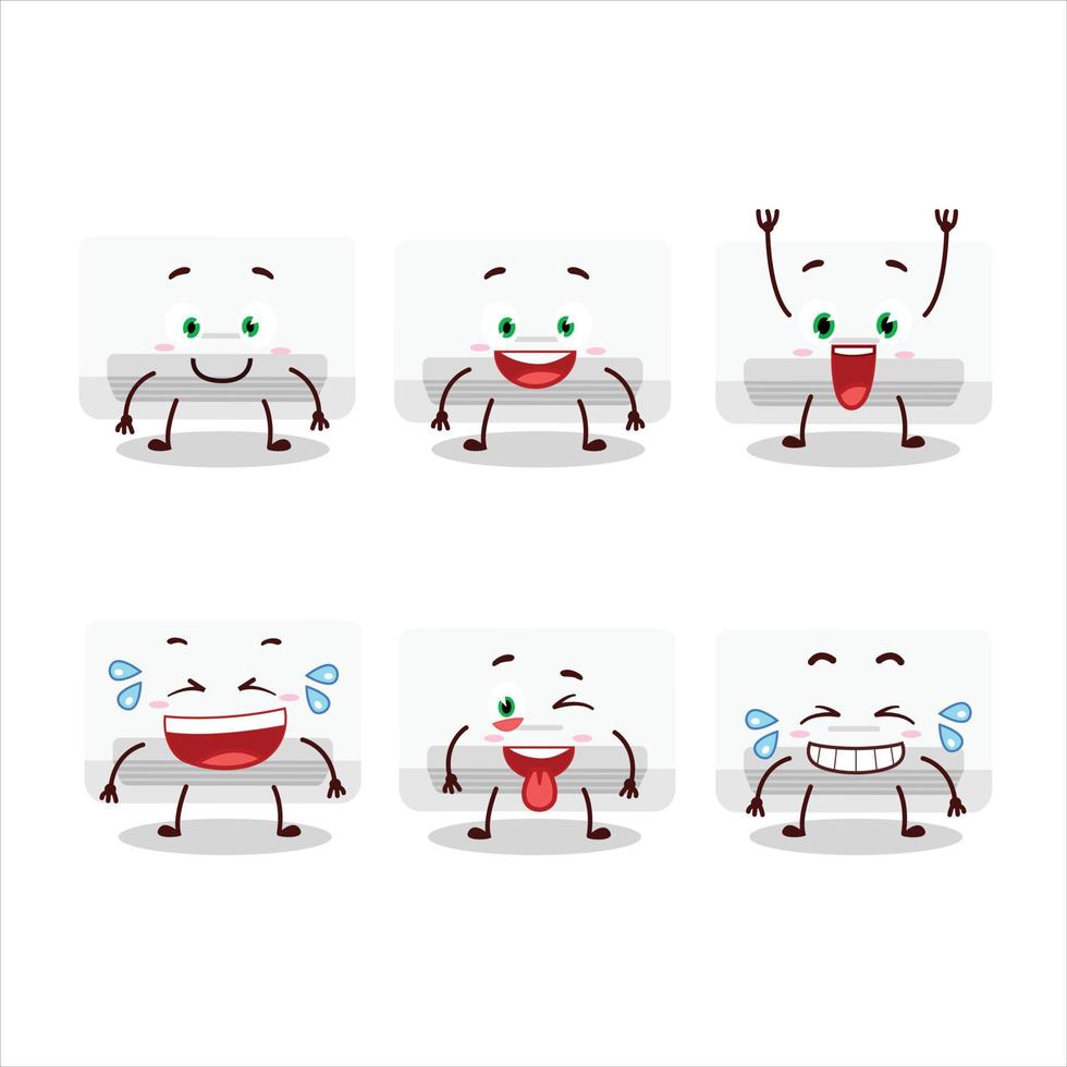 tecknad serie karaktär av luft balsam med leende uttryck vektor