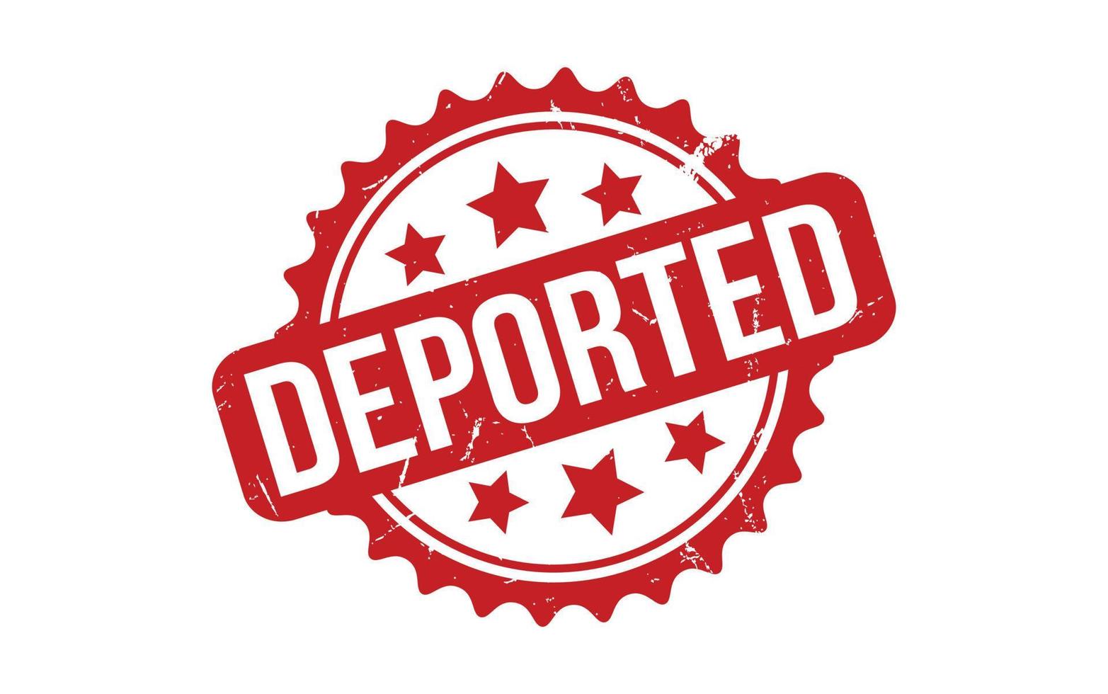 deporterad sudd stämpel täta vektor