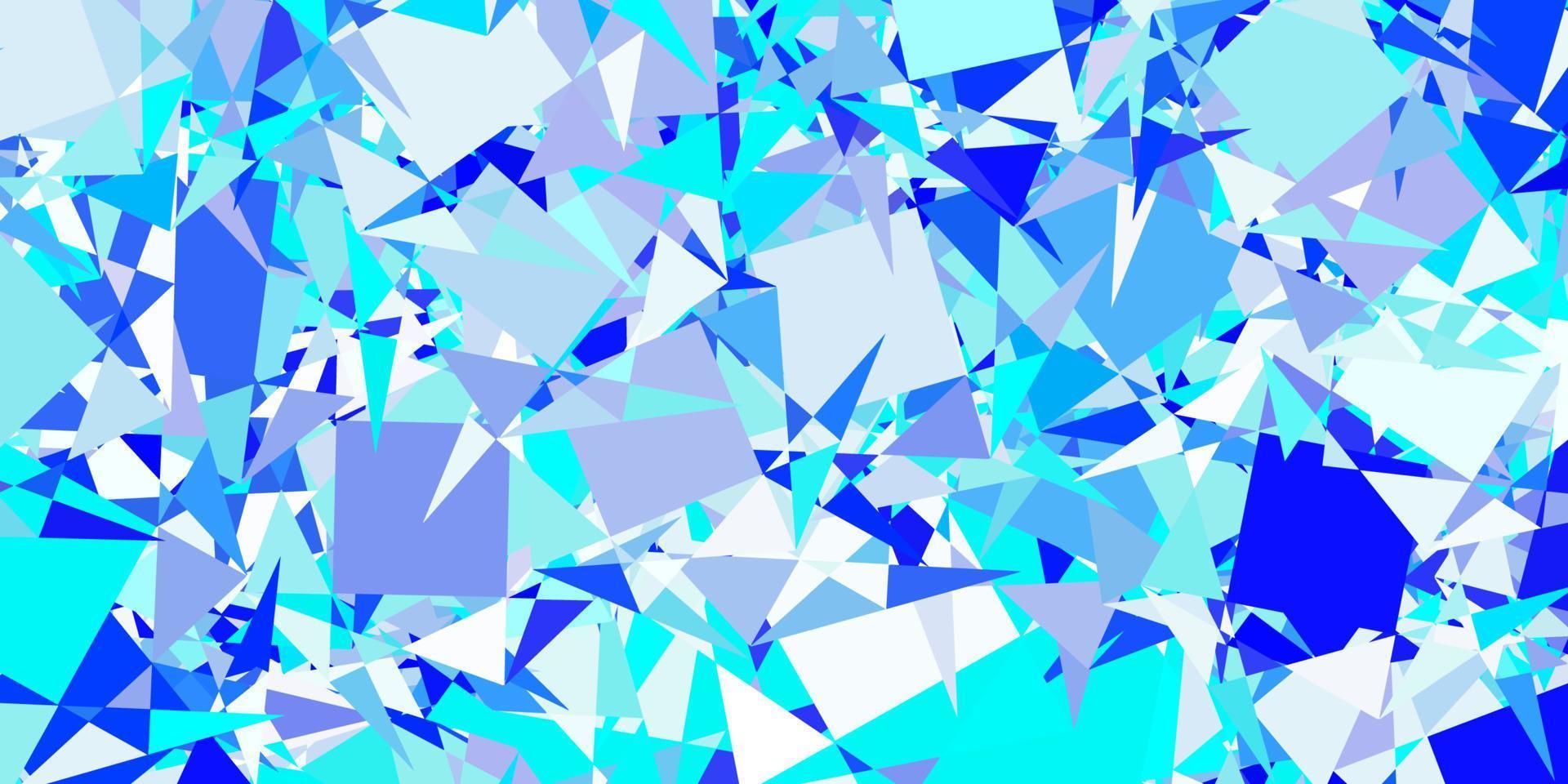 ljusblå vektor konsistens med slumpmässiga trianglar.