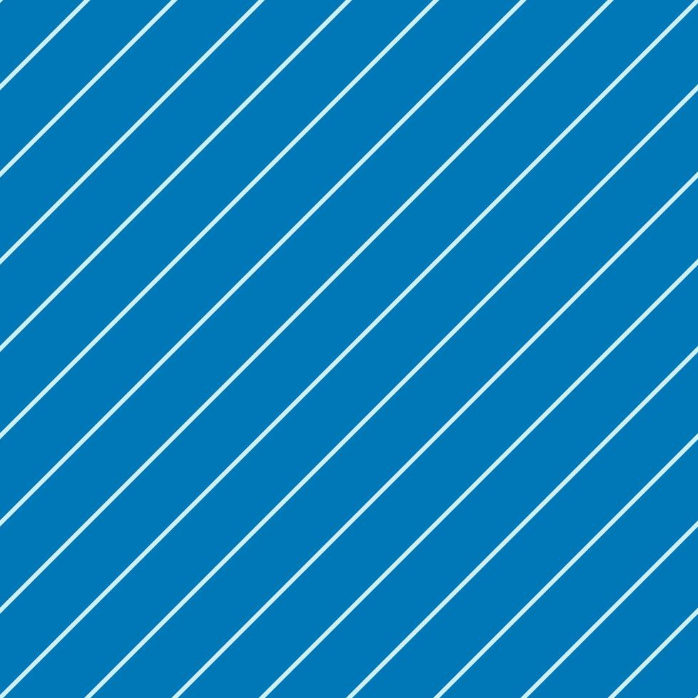 nahtlos Linie Streifen diagonal Muster. Honolulu Blau und Licht cyan Farbe. vektor