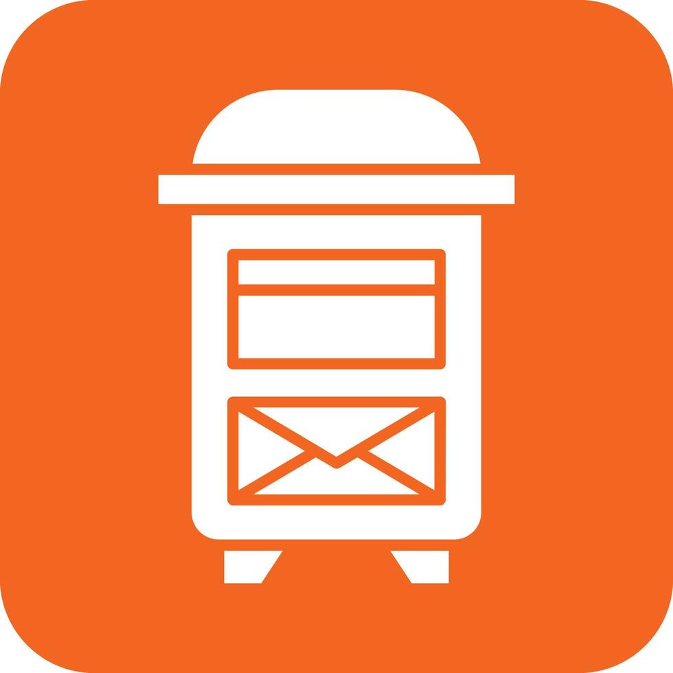 Mailbox-Vektor-Icon-Design vektor