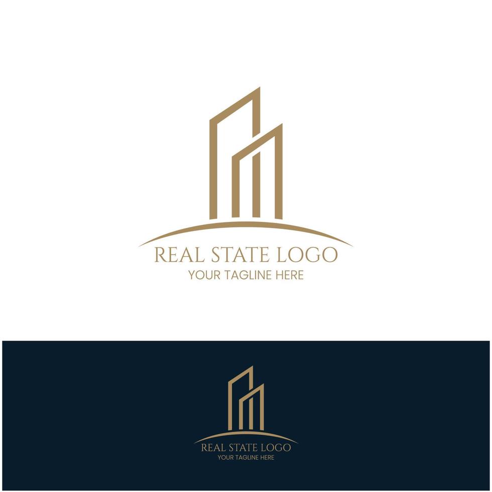 Logodesign für Immobilien vektor