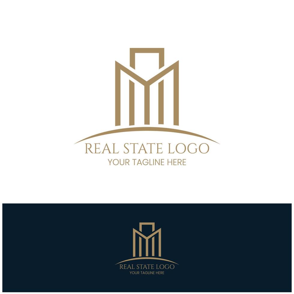 Logodesign für Immobilien vektor