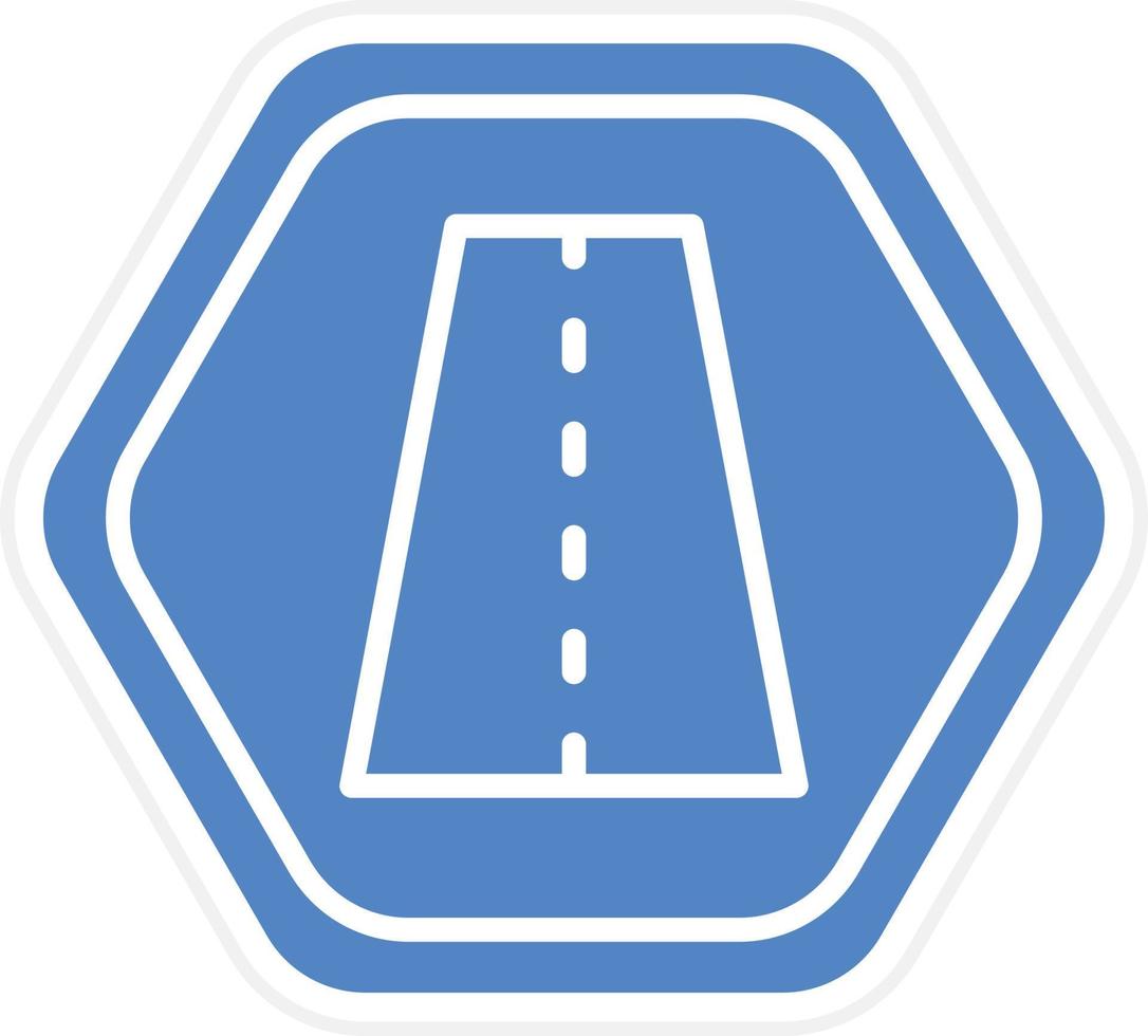 Fahrbahn Vektor Symbol Design