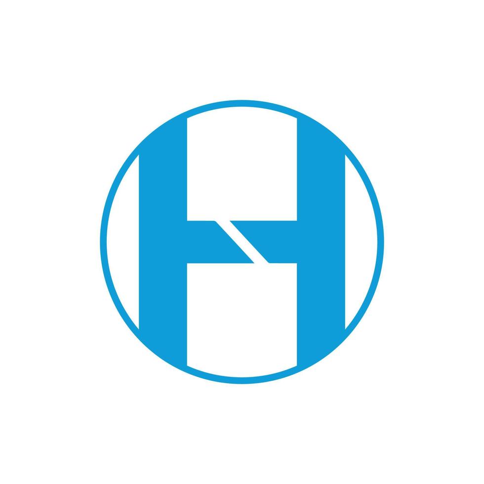 h logotyp design lätt gripande h symbol aa3 vektor