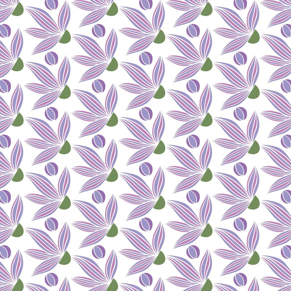 nahtlos Blumen- Muster, süß ditsy drucken mit Land Motiv. ziemlich Blume Design, abstrakt Komposition von Hand gezeichnet Pflanzen klein Gelb Blumen, Blätter auf ein Licht Hintergrund. Vektor Illustration.