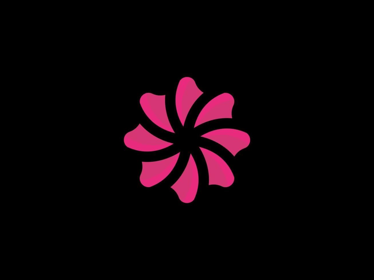 Blume Logo Symbol Vektor Design. elegant Prämie Ornament Vektor Logo Symbol