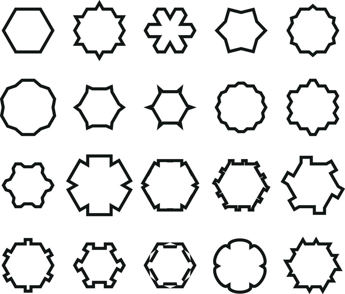 samling av grafisk element och vektor former