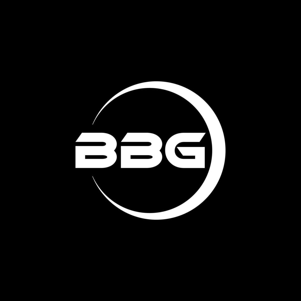 bbg Brief Logo Design im Illustration. Vektor Logo, Kalligraphie Designs zum Logo, Poster, Einladung, usw.