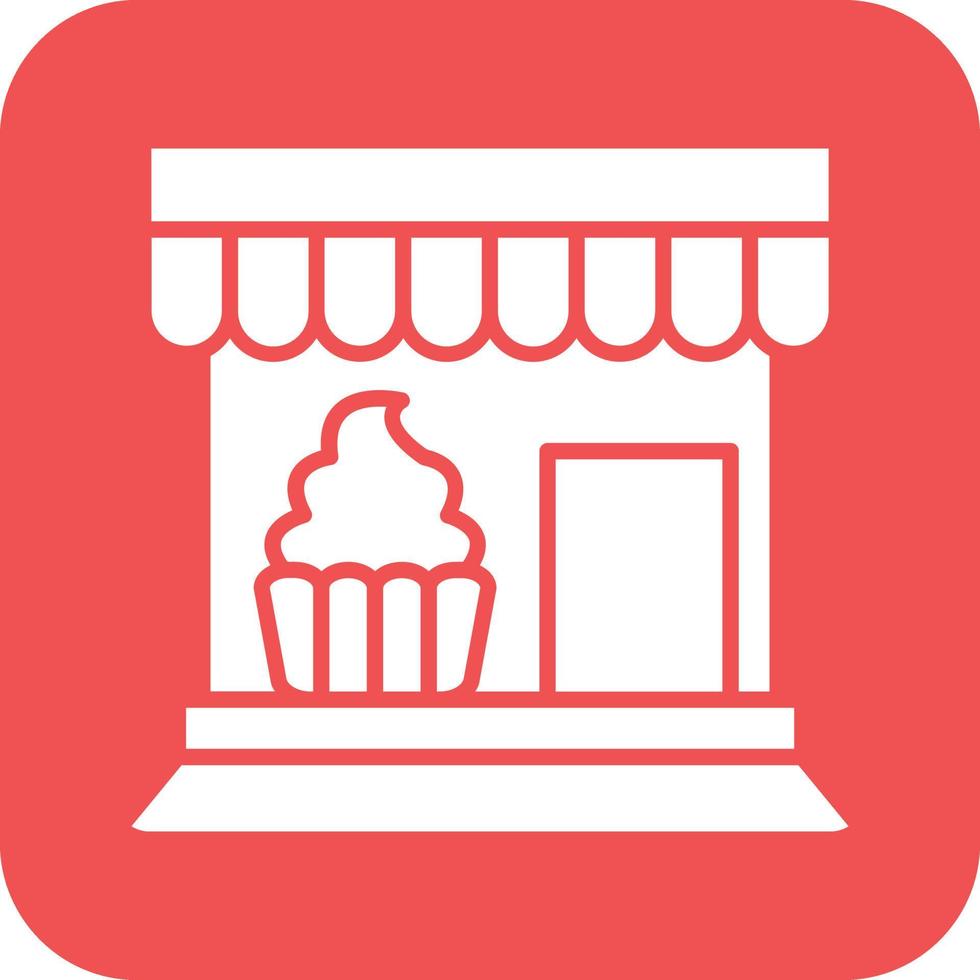 Bäckerei-Shop-Vektor-Icon-Design vektor