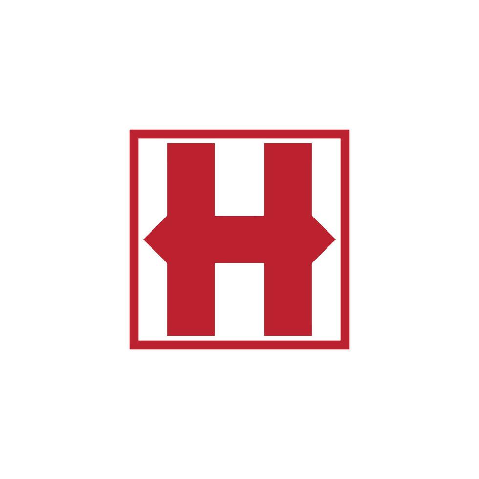 h logotyp design lätt gripande h symbol a3 vektor