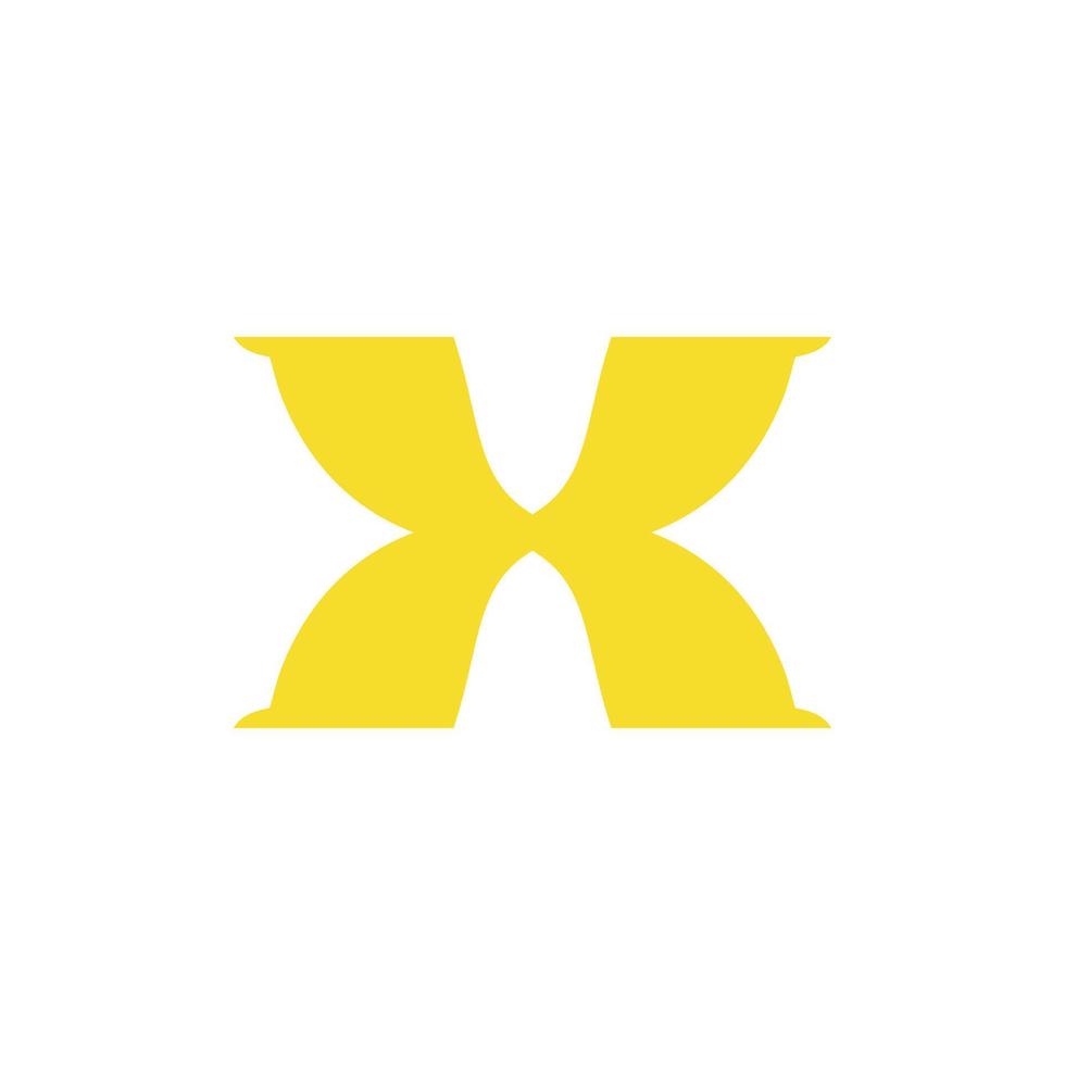 x logotyp design lätt gripande x design okänd ikon aa2 vektor