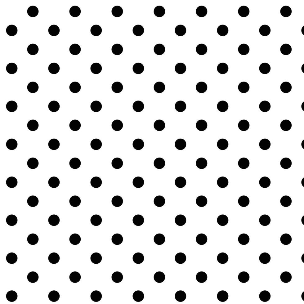abstrakt sömlös svart polka punkt mönster textur, perfekt för papper, dukar. vektor