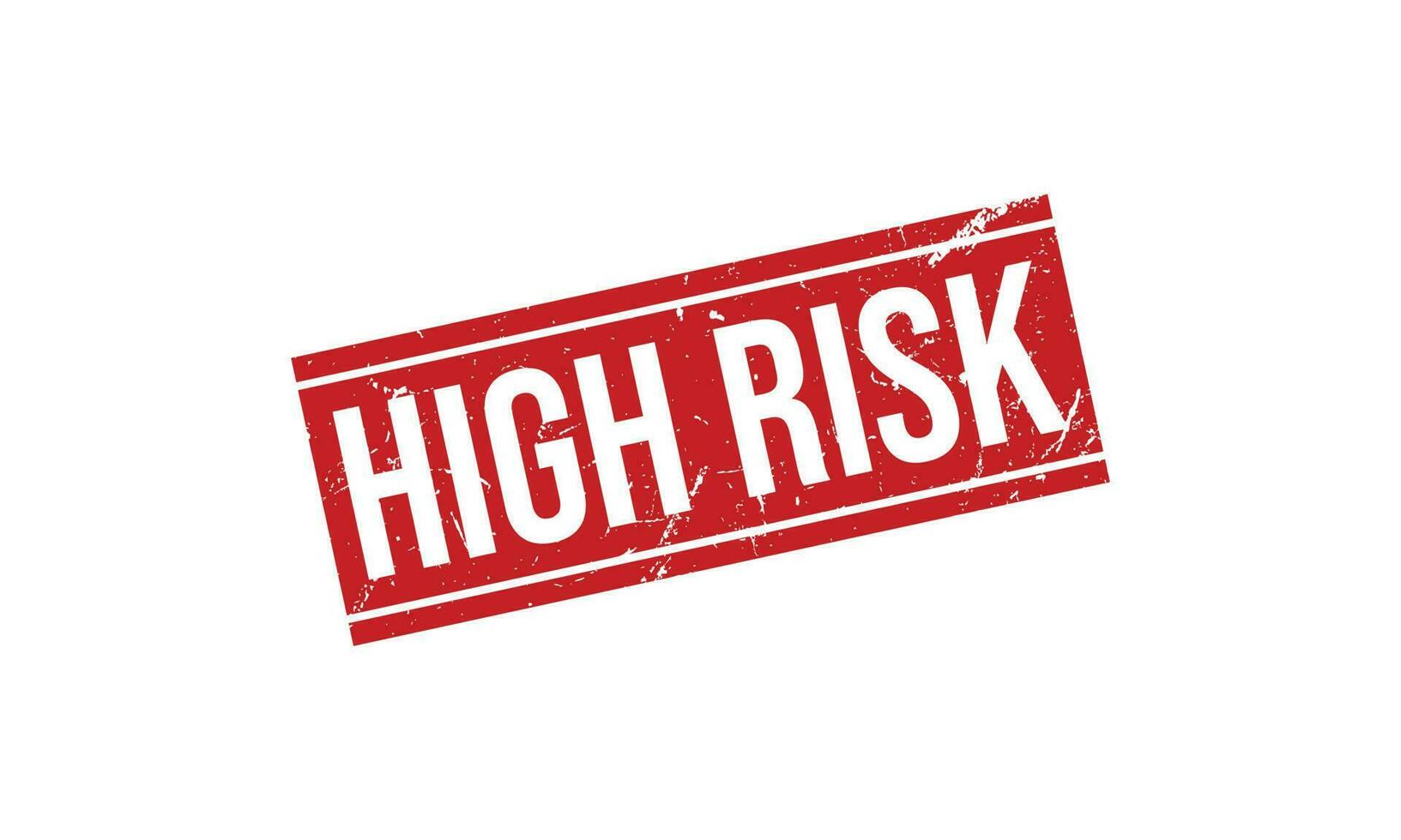 hög risk sudd stämpel täta vektor